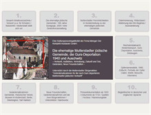 Tablet Screenshot of judeninmutterstadt.org